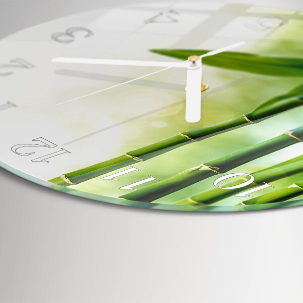 Round wall clock Bamboo