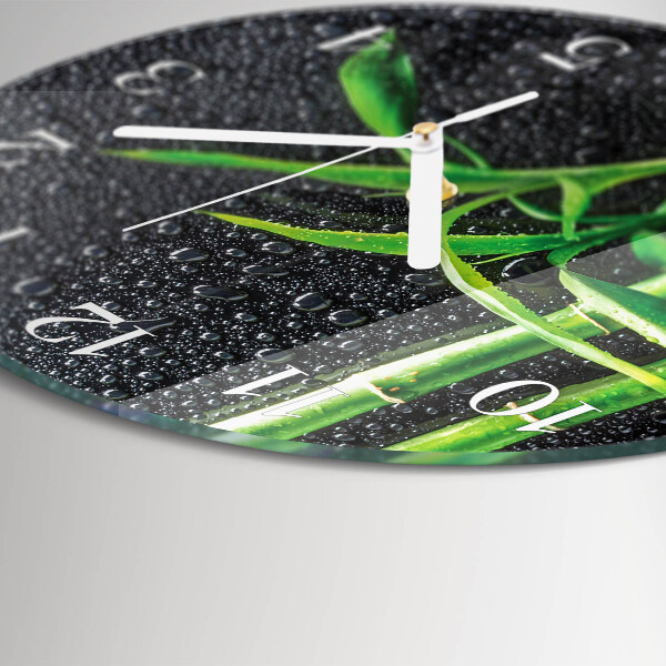 Round wall clock Bamboo Spa