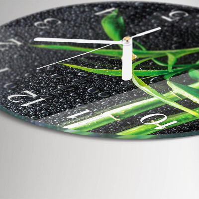 Round wall clock Bamboo Spa