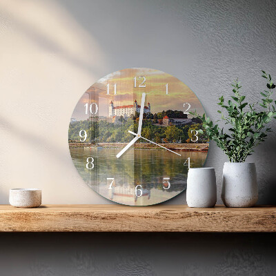 Round wall clock River Castle