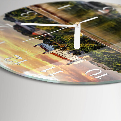 Round wall clock River Castle
