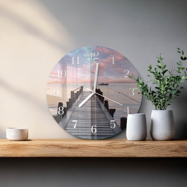 Round wall clock Bridge