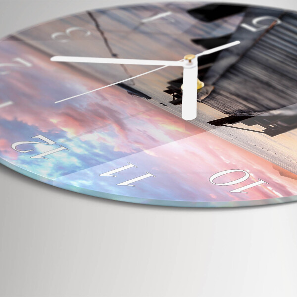 Round wall clock Bridge