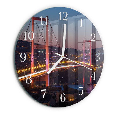Round wall clock Bridge