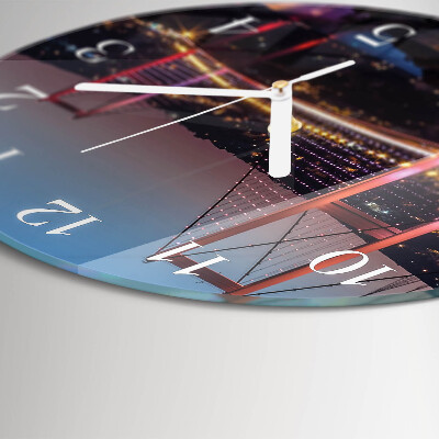 Round wall clock Bridge