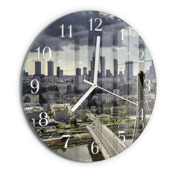 Round wall clock Warsaw