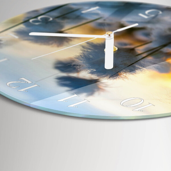 Round wall clock Cotton