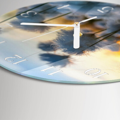 Round wall clock Cotton