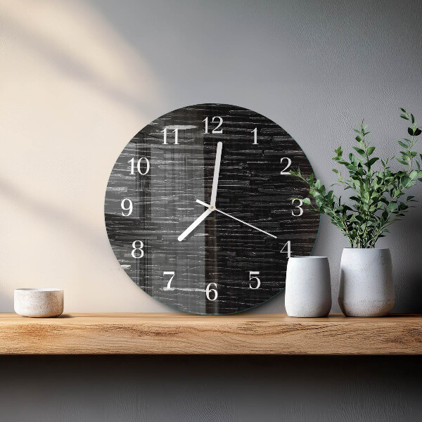 Round wall clock Stones