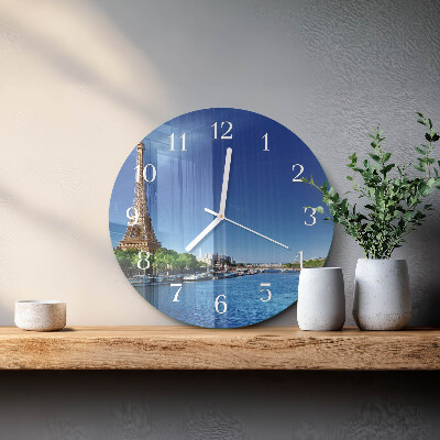 Round wall clock The Sky of Paris