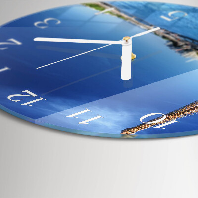 Round wall clock The Sky of Paris