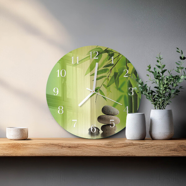 Round wall clock Stones