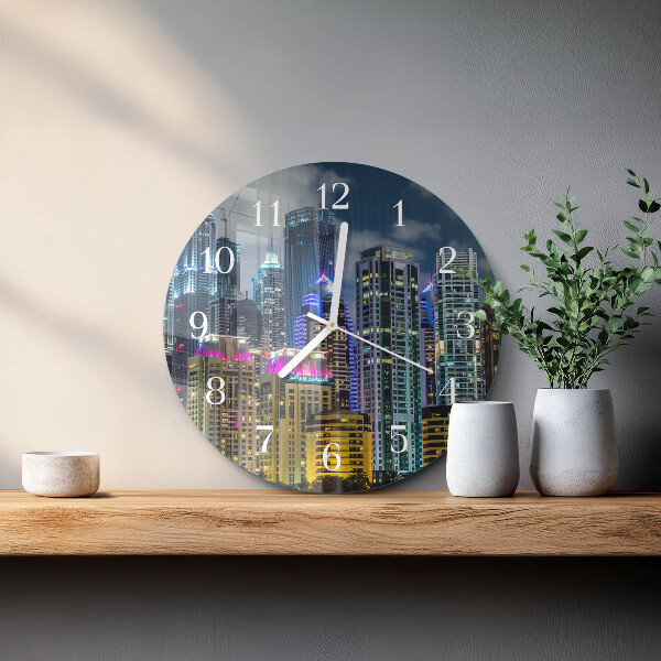Round wall clock City