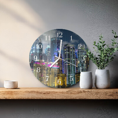 Round wall clock City