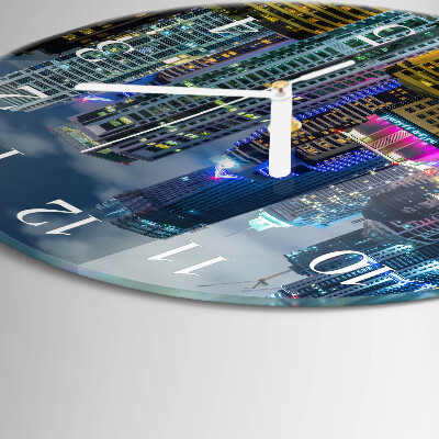 Round wall clock City
