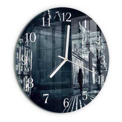 Round wall clock Hradčany