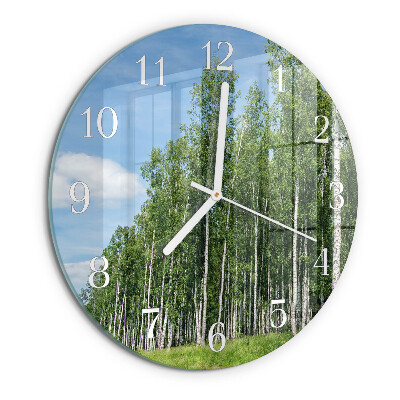 Round wall clock Birches