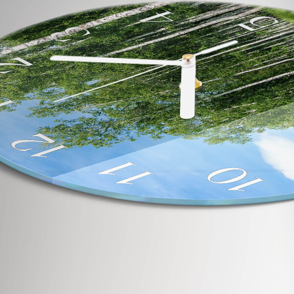 Round wall clock Birches
