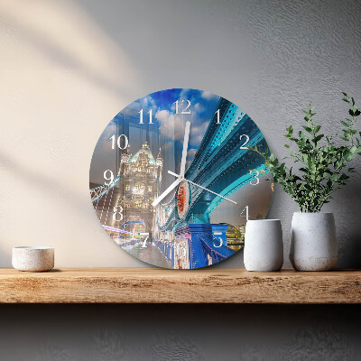 Round wall clock Bridge