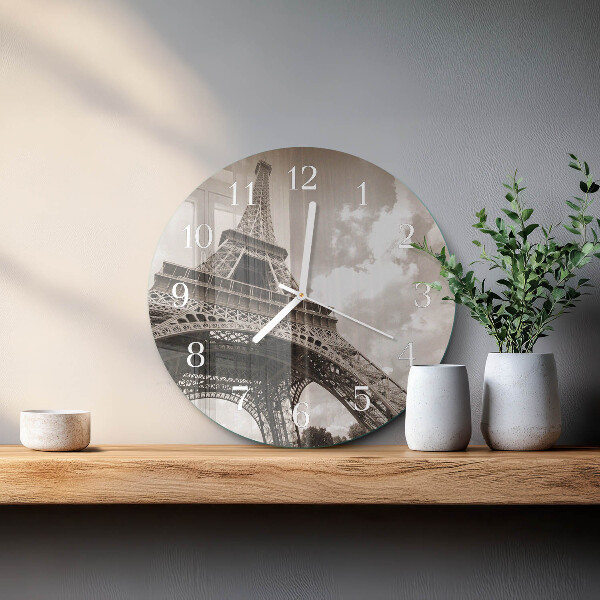 Round wall clock Paris