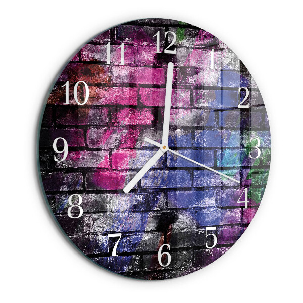 Round wall clock Brick