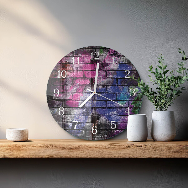 Round wall clock Brick