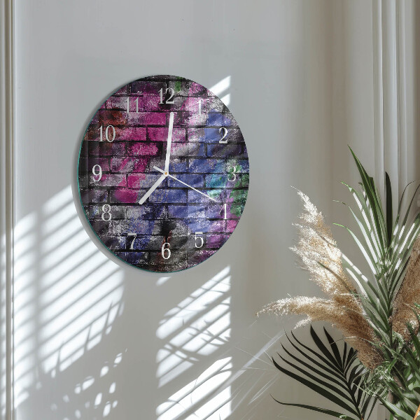 Round wall clock Brick