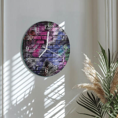Round wall clock Brick
