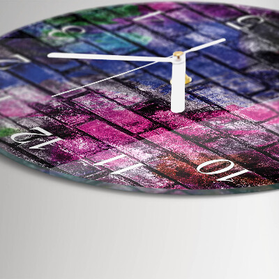 Round wall clock Brick