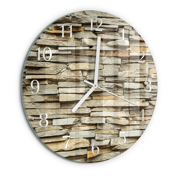 Round wall clock Stones