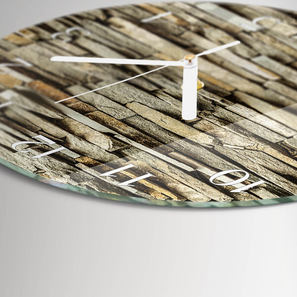 Round wall clock Stones
