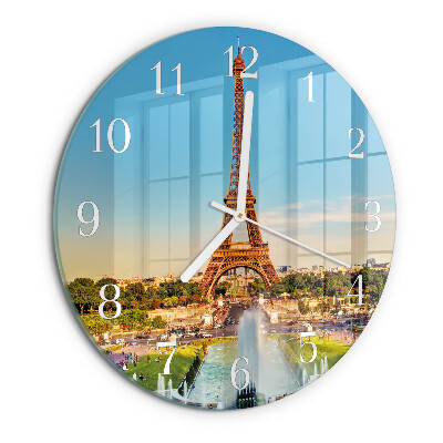 Round wall clock Paris