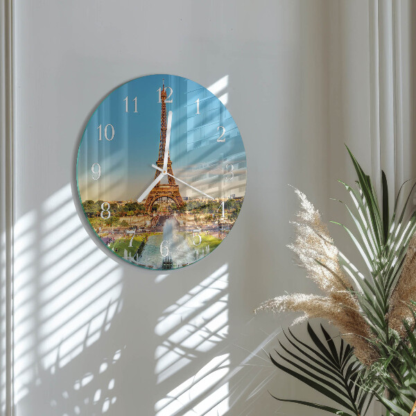 Round wall clock Paris