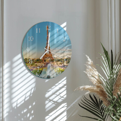 Round wall clock Paris