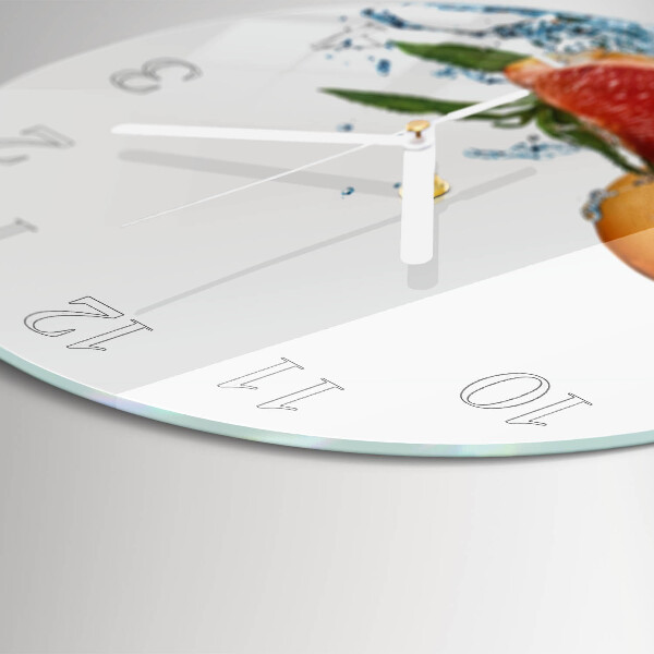 Round wall clock Grapefruit