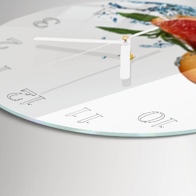 Round wall clock Grapefruit