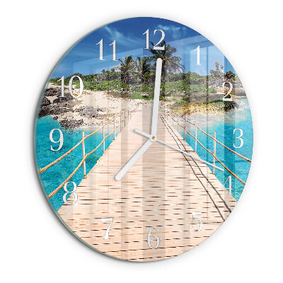 Round wall clock Island Bridge