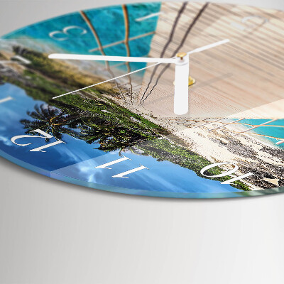 Round wall clock Island Bridge