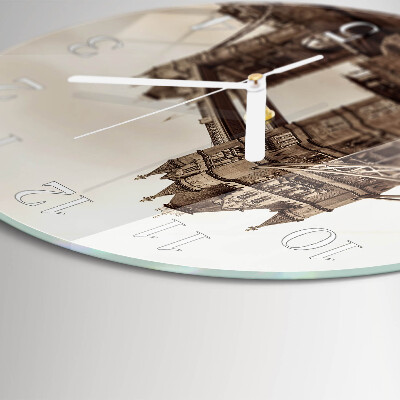 Round wall clock Horizon
