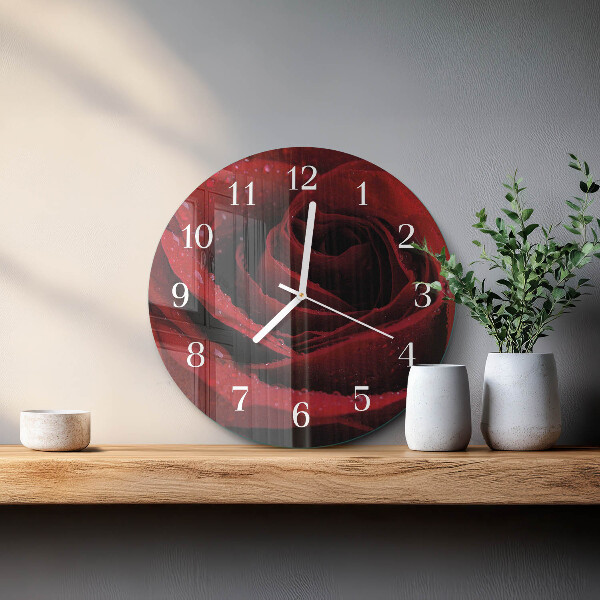 Round wall clock Rose