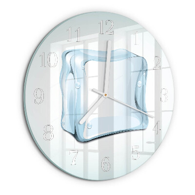 Round wall clock Ice