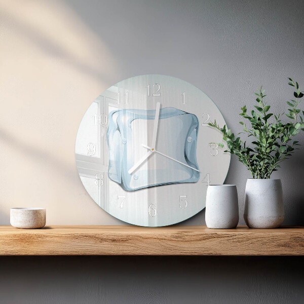 Round wall clock Ice