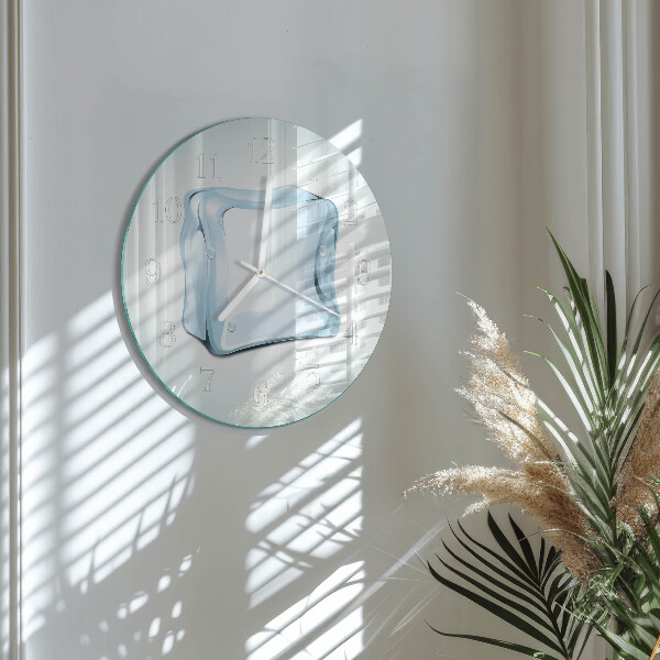 Round wall clock Ice