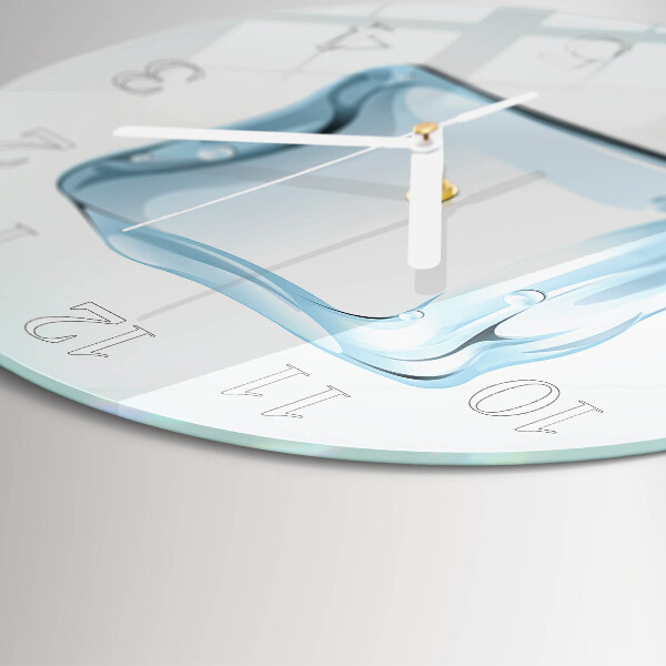 Round wall clock Ice