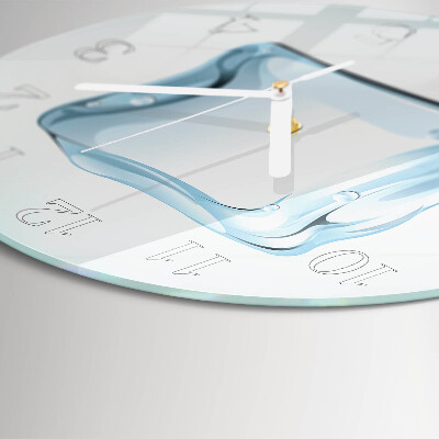 Round wall clock Ice