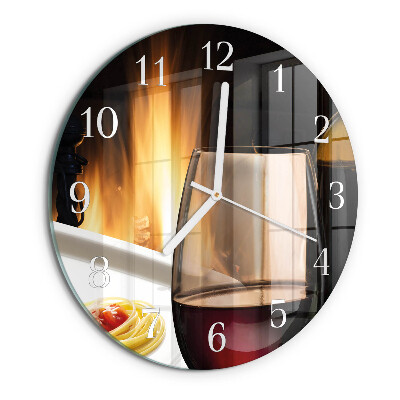 Round wall clock Spaghetti