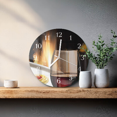 Round wall clock Spaghetti