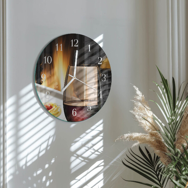 Round wall clock Spaghetti