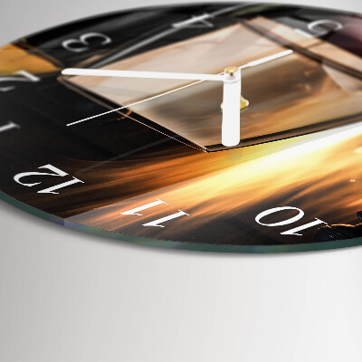 Round wall clock Spaghetti