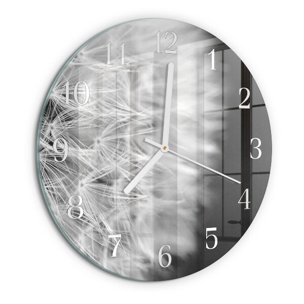 Round wall clock Dandelion